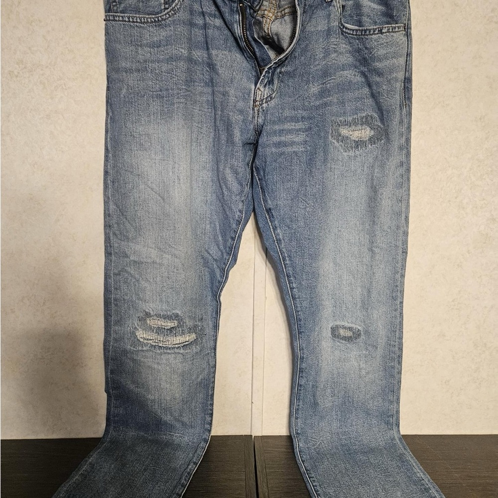 Ralph Lauren Men's Faded Blue Straight Jeans